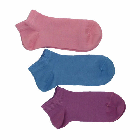 Women's 100% Bamboo Trainer Socks - Pastel