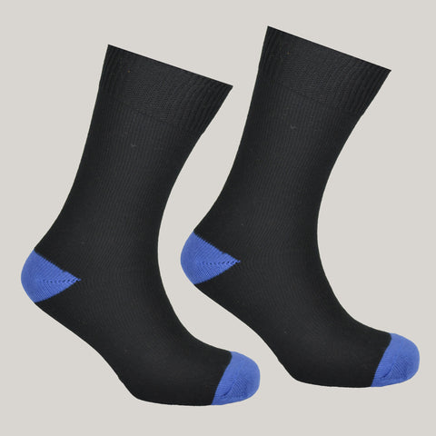 Plain Black and Blue socks