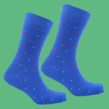 Small Blue Spotty Socks 