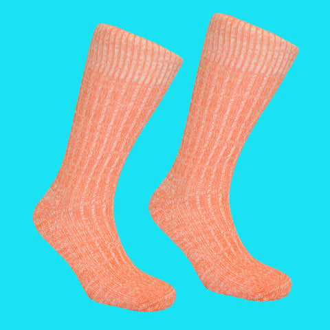 Orange Speckled Sock 