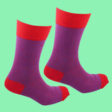 Men's Elgin Socks - Red/Royal