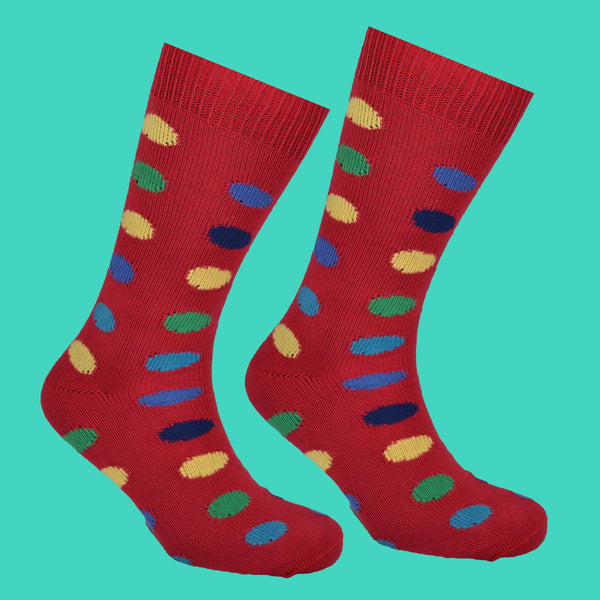 Tomato Red Spotty Socks