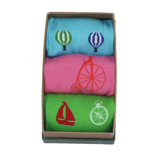 Men's Bamboo Sock Gift Box - Phileas Fogg